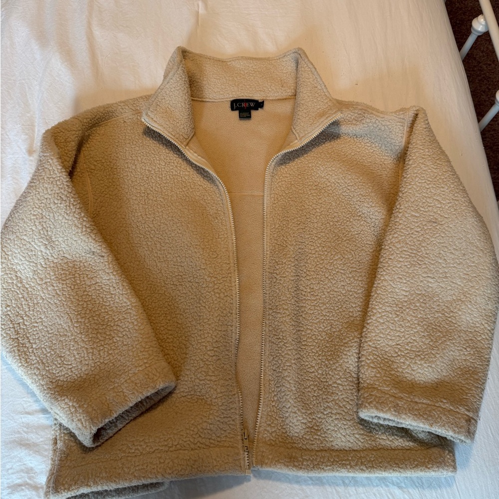 J. Crew Tan Teddy Jacket